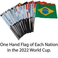 Buy World Cup 2022 All 32 Competing Nations Hand Flags | NWFlags