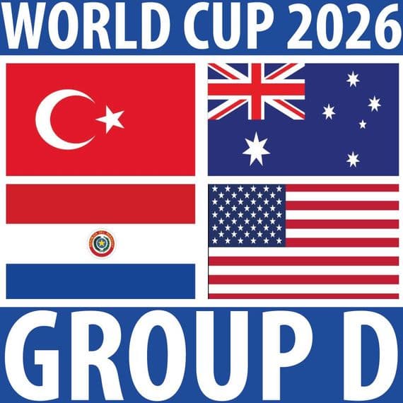 World Cup 2026 - Group D Flags - Free UK Delivery | NWFlags