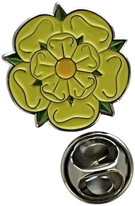 Yellow Rose Large Pin Badge | Buy Yellow Rose Large Pin Badge | NWFlags