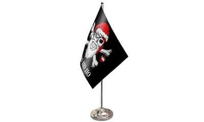 Yo Ho Ho Pirate Table Flag - Satin