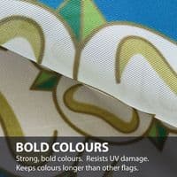 Yorkshire 1.5ft x 1ft Knitted Heavy Polyester Flag | NWFlags