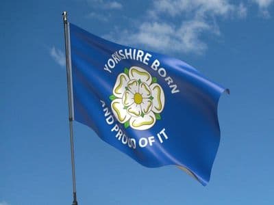 Yorkshire Born and Proud of It Flag 5ft x 3ft