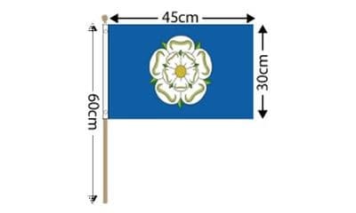 Yorkshire Large Hand Flag 18
