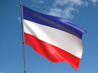 Yugoslavia Flag - 5ft x 3ft | Standard Polyester