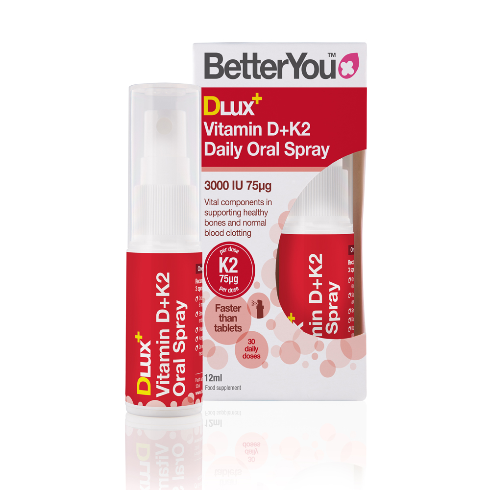 BetterYou Vitamin D3+K2 Spray 12ml