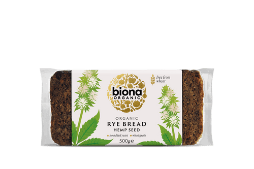 Biona Rye Bread Hemp Seed 500g