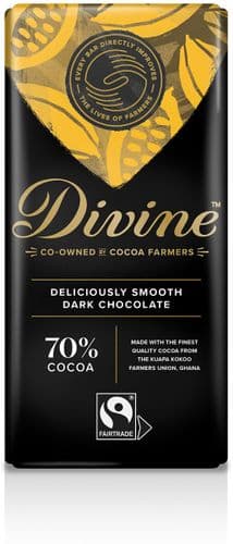 Divine 70% Dark Chocolate