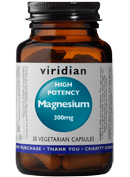 Viridian High Potency Magnesium 300mg 30caps