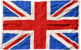 *Union Jack Marine Style Sewn Cotton Flag 240cm x 180cm - 8 Eyelets