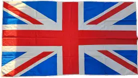 *Union Jack Marine Style Sewn Cotton Flag 250cm x 135cm - NO Eyelets
