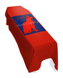 15TH SIGNAL REGIMENT (PORTRAIT) PREMIUM COFFIN DRAPE