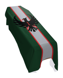 1ST MILITARY INTELLIGENCE BATTALION (PORTRAIT) PREMIUM COFFIN DRAPE