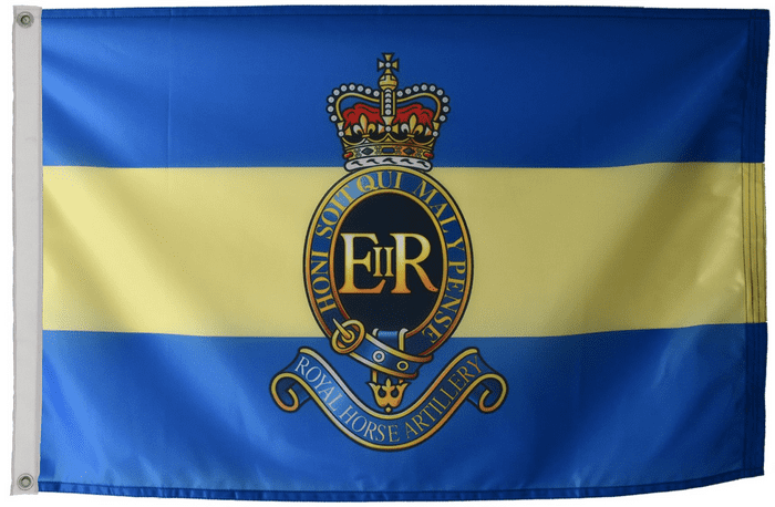 1st Regiment Royal Horse Artillery British Army Flag with Eyelets