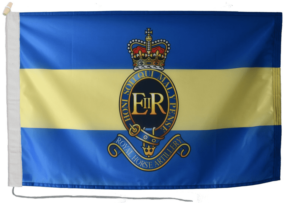 1st Regiment Royal Horse Artillery British Army Flag with Rope