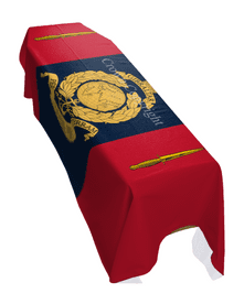 45 COMMANDO ROYAL MARINES PREMIUM COFFIN DRAPE