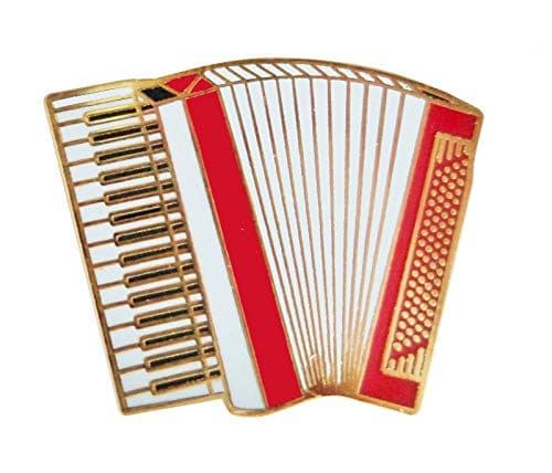 Accordian Pin Badge