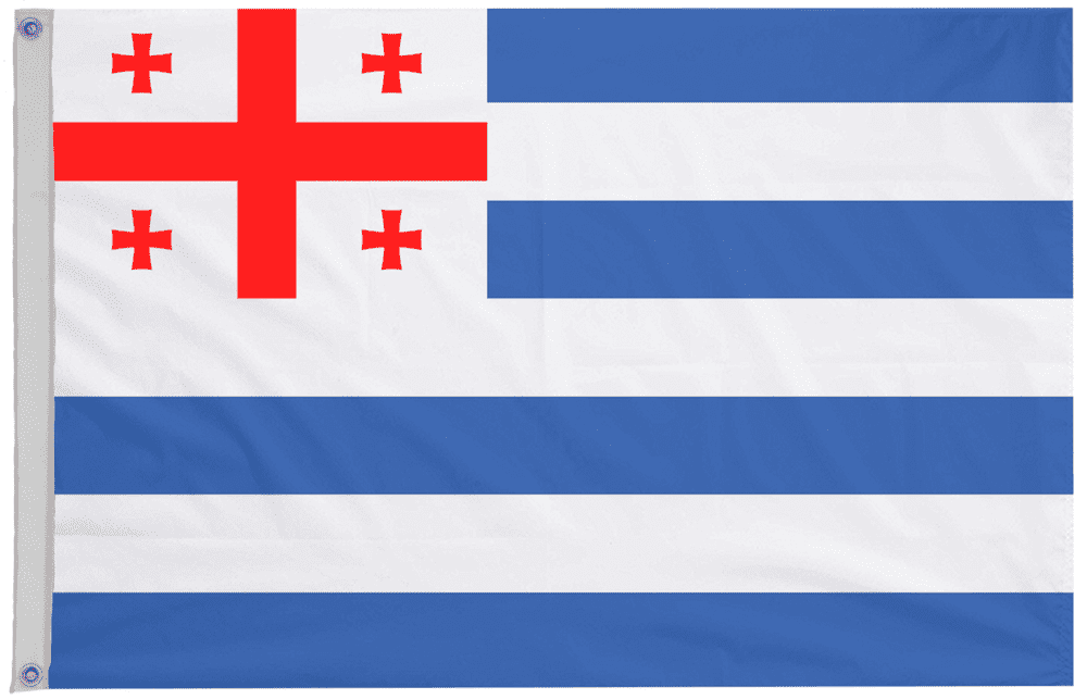 Adjara Region Georgia Flag with Eyelets