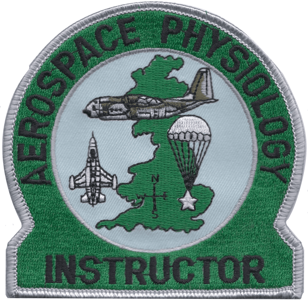 Aerospace Physiology Instructor Royal Air Force RAF Embroidered Patch