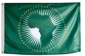 African Union AU Flag with Eyelets