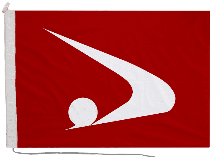 Akita Prefecture Japan Flag with Rope & Toggle