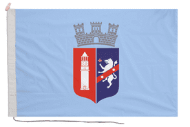 Albania Capital City Tirana Flag with Rope & Toggle