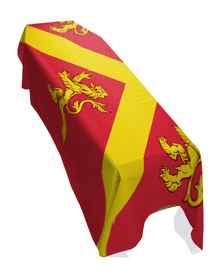 ANGLESEY COUNTY FLAG PREMIUM COFFIN DRAPE (MADE TO ORDER)
