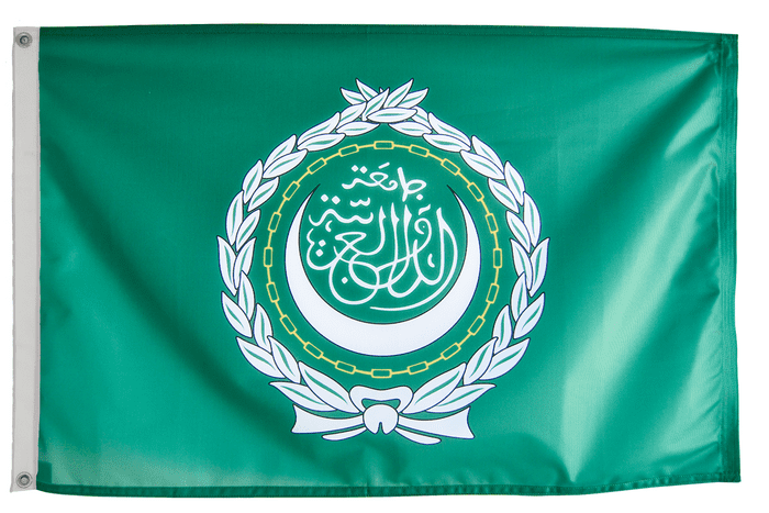 Arab League Flag with Eyelets