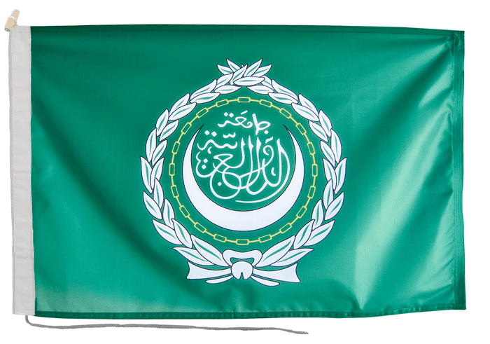 Arab League Flag with Rope & Toggle