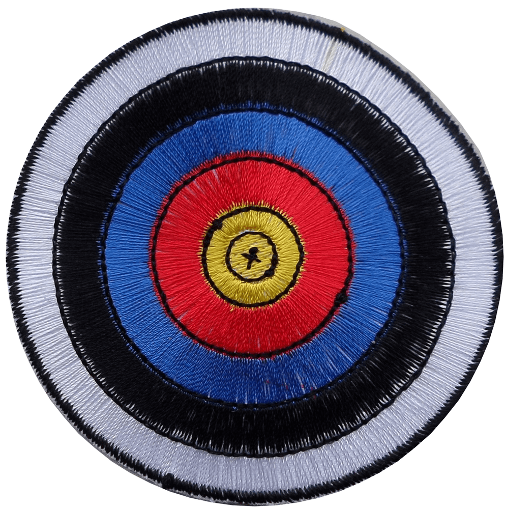 Archery Target Embroidered Patch