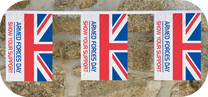 Armed Forces Day Remembrance Flag Bunting