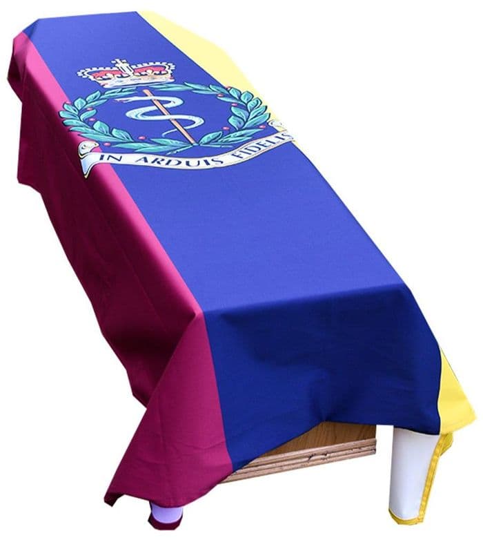 ARMY MEDICAL CORPS BRITISH ARMY FLAG PREMIUM COFFIN DRAPE