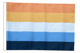 Aroace Pride 18" x 12" (45cm x 30cm) Sleeved Boat Flag