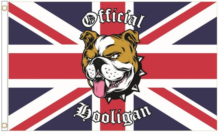Aston Villa Bulldog 5'x3' Flag