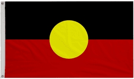 Australia Aboriginal Polyester 5'x3' Flag