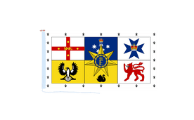 Australia Personal Flag of HM The Queen Flag with Rope & Toggle
