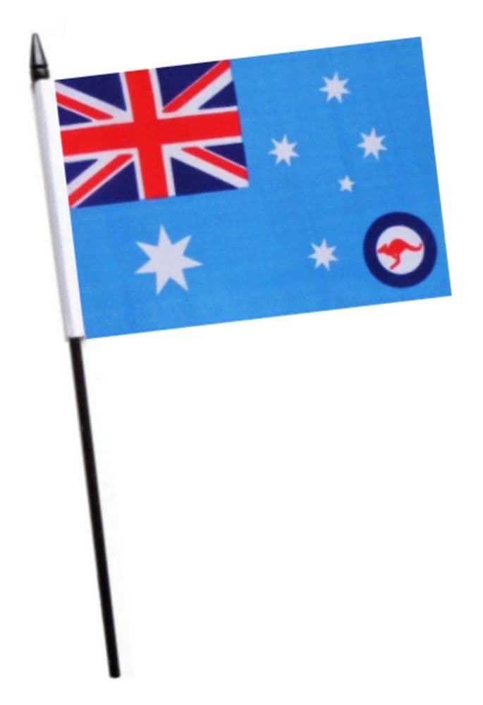 Australia RAAF Royal Air Force Blue Ensign Small Hand Waving Flag