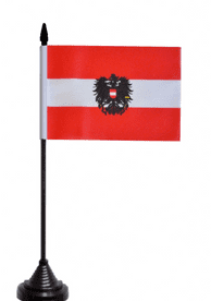 Austria & Scotland Friendship Flag Badge - Hard Enamel Pin