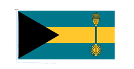 Bahamas Prime Minister Flag with Rope & Toggle