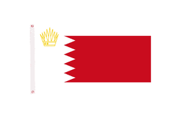 Bahrain Royal Standard Flag with Eyelets