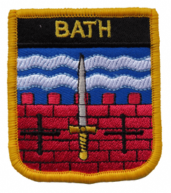 Bath Shield Embroidered Patch