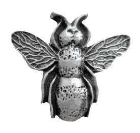 Bee Pewter Pin Badge