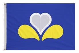 Belgium Capital City Brussels Flag with Eyelets