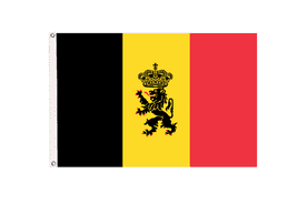 Belgium Government Ensign Flag with Eyelets