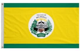 Belize Capital City Belmopan Flag with Eyelets