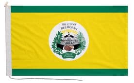 Belize Capital City Belmopan Flag with Rope & Toggle