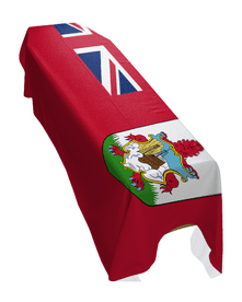 BERMUDA FLAG PREMIUM COFFIN DRAPE (MADE TO ORDER)
