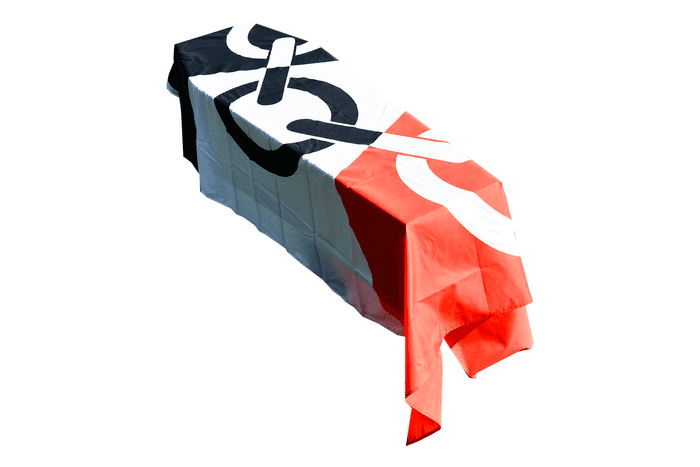 BLACK COUNTRY FLAG COFFIN DRAPE