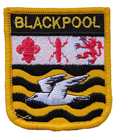 Blackpool Shield Embroidered Patch