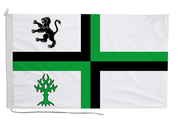 Bloxwich Flag with Rope & Toggle