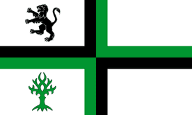 BLOXWICH TOWN FLAG PREMIUM COFFIN DRAPE (MADE TO ORDER)